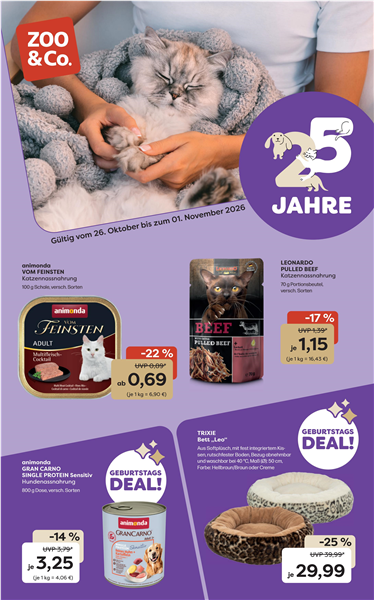 Wochenaktion ZOO & Co. KW 44