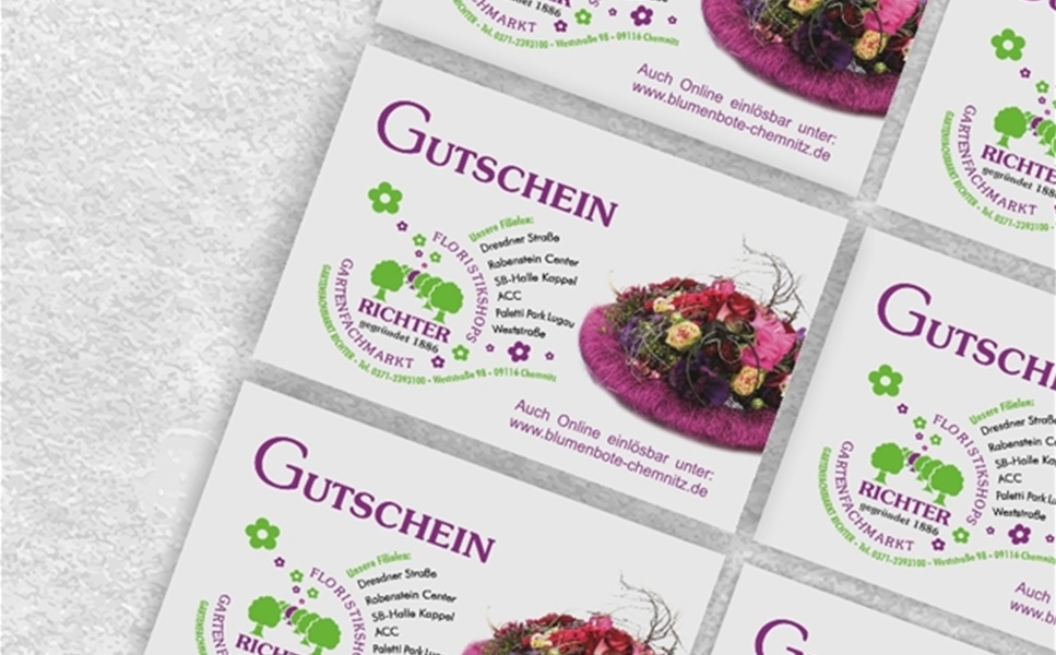 Geschenkgutschein - Zum Versenden