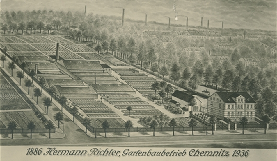 Gartenfachmarkt Richter - seit 1886 hier auf dem Chemnitzer Kaßberg