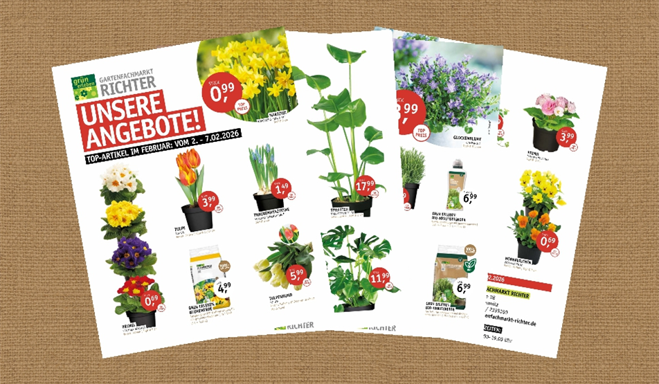 Aktuelle Angebote - Unsere Monatsstart-Angebote