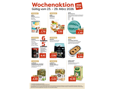 Wochenaktion ZOO & Co. 23.-29.03.2026
