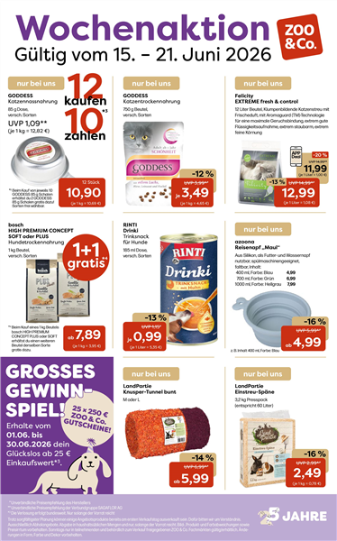Wochenaktion ZOO & Co.