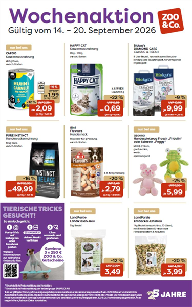 Wochenaktion ZOO & Co. KW 38
